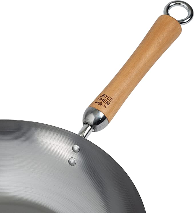 Photo 1 of Joyce Chen 21-9979, Classic Series Carbon Steel Stir Fry Pan, 12-Inch,Silver
