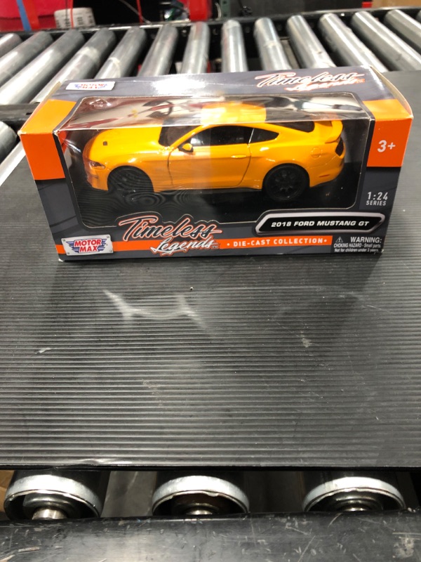 Photo 2 of 2018 Ford Mustang GT - Orange 1:24 Scale Diecast Replica Model