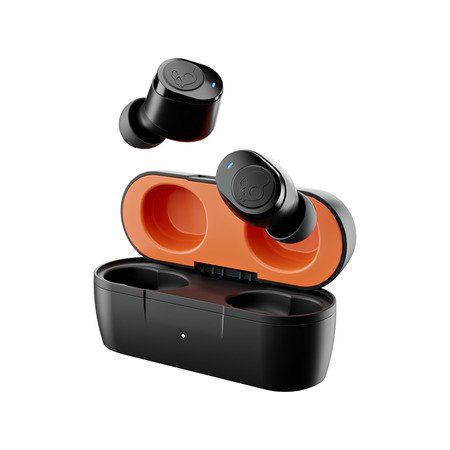 Photo 1 of Skull candy  True Wireless in-ear Earbuds with Microphones (true Black/orange)
