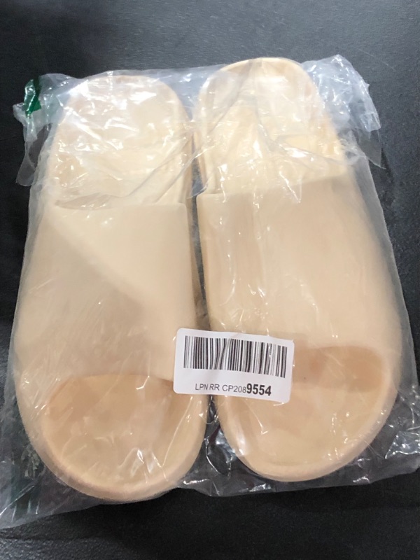 Photo 2 of  Slide Sandals Non-Slip Super Soft Quick Drying Bathroom Slippers For Women Men Summer Slippers Outdoor Indoor (Size 46M) 