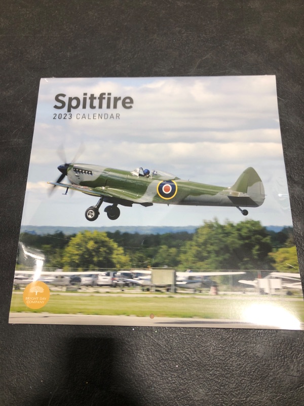 Photo 2 of 2023 Spitfire Wall Calendar by Bright Day, 12x12 Inch, Plane Aviation Photography