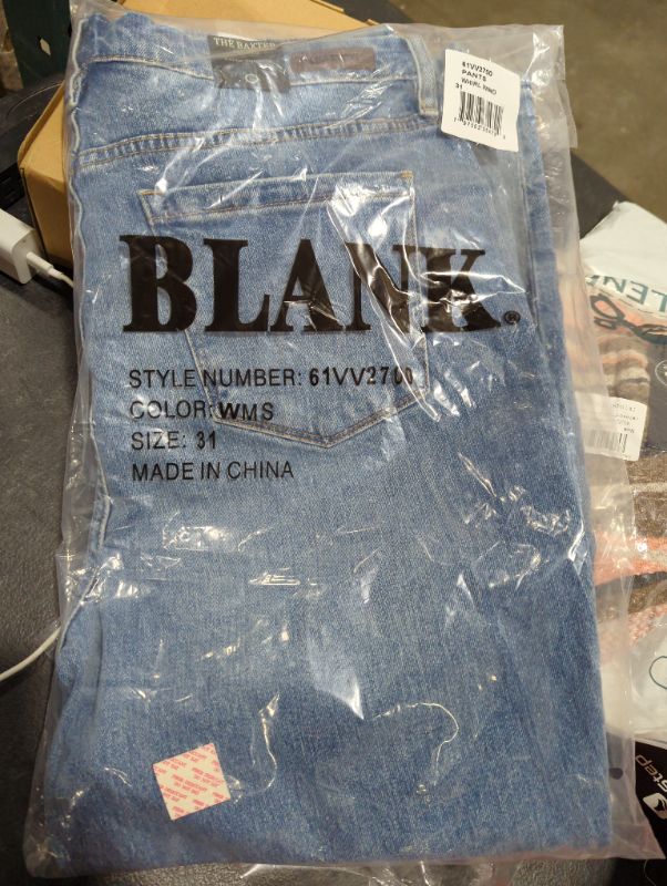 Photo 2 of Blank NYC the Baxter Rib Cage Straight Leg Jeans - 31
