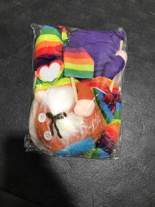 Photo 2 of Ameter Christmas Plush Gnomes Decorations, 2Pcs Thanksgiving Stuffed Animal - Cute and Soft Holiday Rainbow Stuffed Animal - Great Gift for Kids