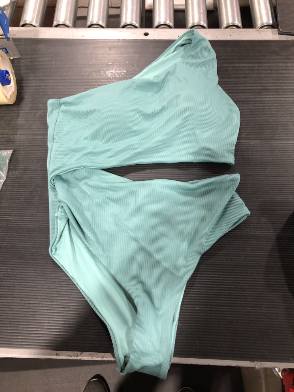 Photo 1 of 1 Piece Teal Women's Swimsuit Large