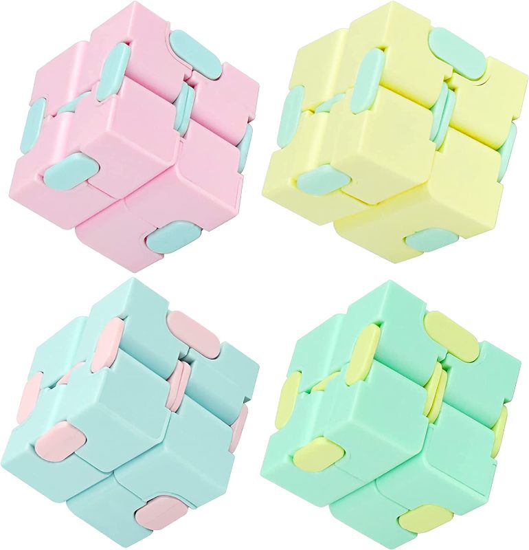 Photo 2 of Infinity Cube Fidget Toy Stress Relieving Fidgeting Game for Kids and Adults,Cute Mini Unique Gadget for Anxiety Relief and Kill Time- 1 in pack