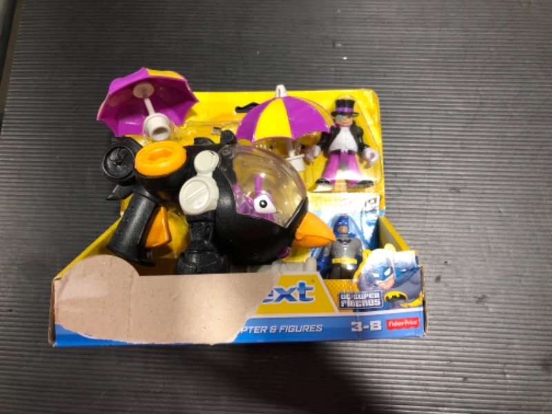 Photo 2 of Fisher-Price Imaginext DC Super Friends, Penguin Copter & Batman