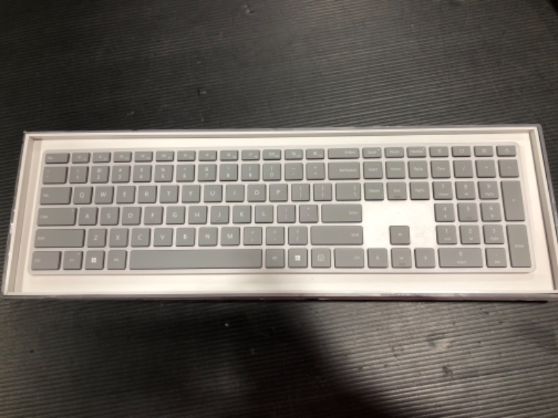 Photo 2 of Microsoft Surface Keyboard, WS2-00025, Silver