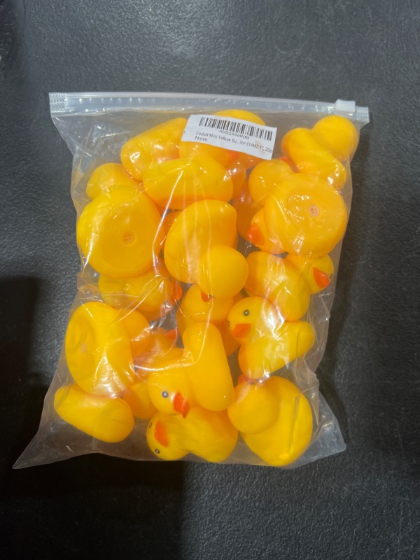 Photo 2 of Codall Mini Yellow Rubber Bath Ducks for Child?2.1", 20pcs?