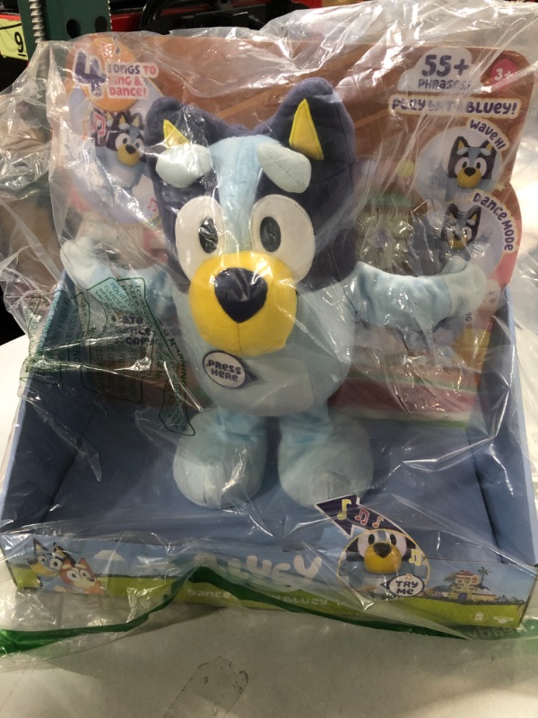 Photo 2 of Bluey Dance and Play 14" Animated Plush | Over 55 Phrases and Songs