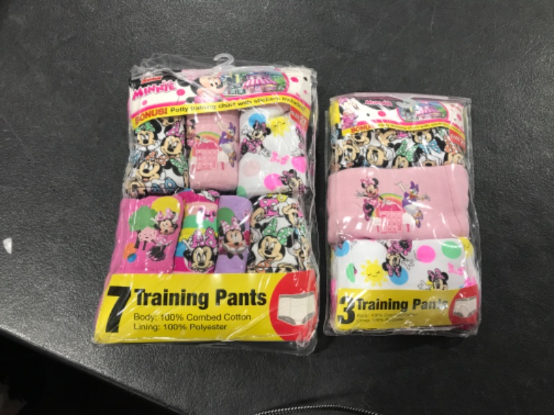 Photo 2 of Disney Baby-Girls Minnie Mouse Potty Training Pants Multi Pack Mini Training 7pk 2T