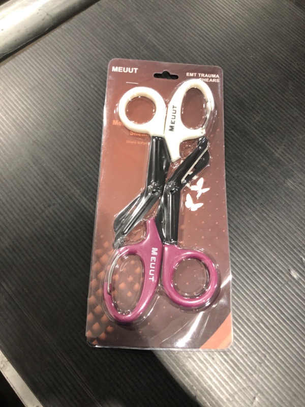 Photo 2 of 2 Pack EMT Trauma Shears with Carabiner-7.5" Bandage Scissors Medical Shears