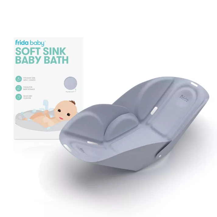 Photo 1 of Fridababy® Soft Sink Baby Bath Tub in Light Grey

