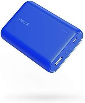 Photo 1 of Anker PowerCore 10000 Portable Charger, One of The Smallest and Lightest 10000mAh External Battery, Ultra-Compact High-Speed-Charging-Technology Power Bank for iPhone, Samsung Galaxy and More (Blue)
