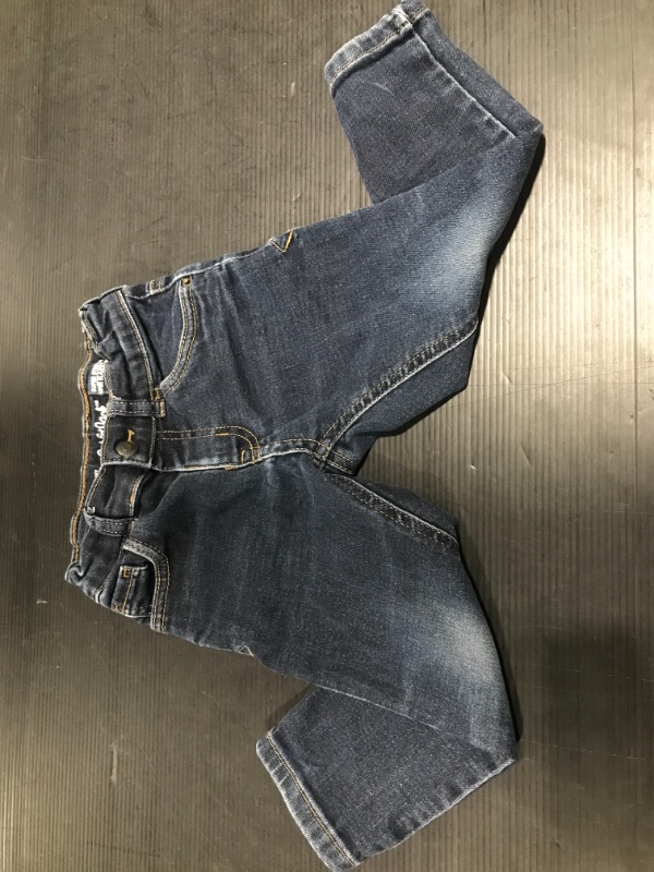 Photo 1 of CAT AND JACK DARK BLUE JEANS 
SIZE 2T 