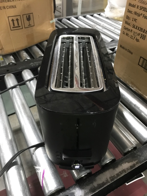 Photo 1 of ZWILLING Enfinigy Cool Touch 2 Long Slot Toaster, 4 Slices with Extra Wide 1.5" Slots for Bagels, 7 Toast Settings, Even Toasting, Reheat, Cancel, Defrost, Black Black 2 slot long Cool touch 4 slice Toaster