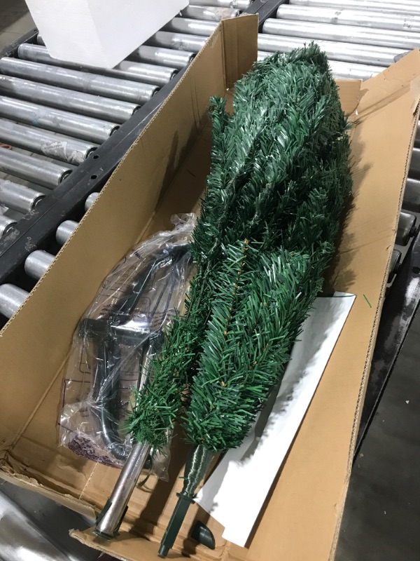 Photo 2 of 4 Ft Premium Christmas Tree with 320 Tips for Fullness - Artificial Canadian Fir Full Bodied Small Christmas Tree with Metal Stand, Lightweight and Easy to Assemble 4FT