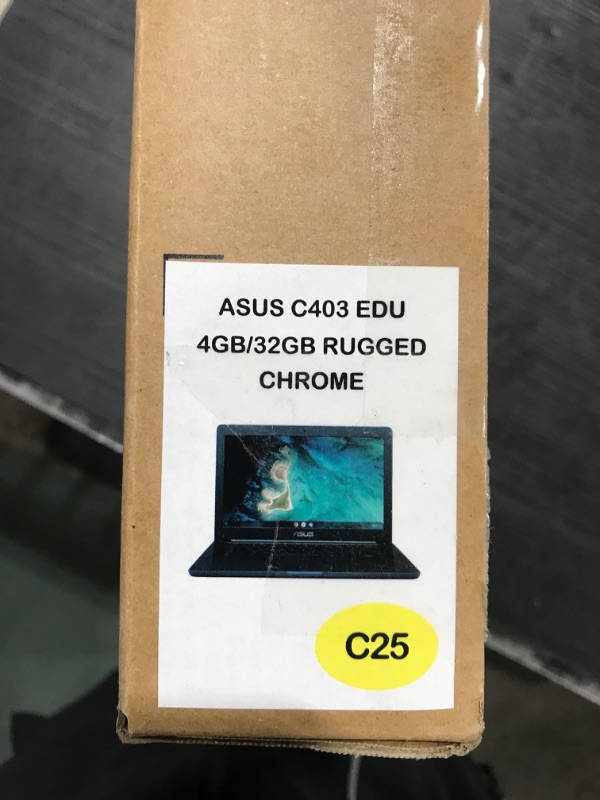 Photo 7 of ASUS Chromebook C403 Rugged & Spill Resistant Laptop, 14.0" HD, 180 Degree, Intel Celeron N3350 Processor, 4GB RAM, 32GB eMMC, MIL-STD 810G Durability, Dark Blue, Education, Chrome OS, C403NA-WS42-BL