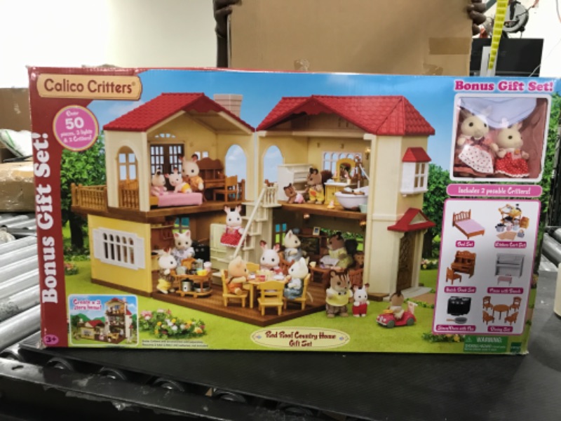 Photo 2 of Calico Critters Red Roof Country Home Gift set, Cottage