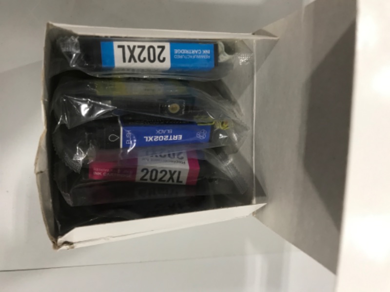Photo 1 of .ActualColor C Remanufactured Ink Cartridge Replacement for Epson 202XL T202XL 202 XL for Workforce WF-2860 WF2860 Expression Home XP-5100 XP5100 Printer (Black Cyan Magenta Yellow, 5-Pack)

