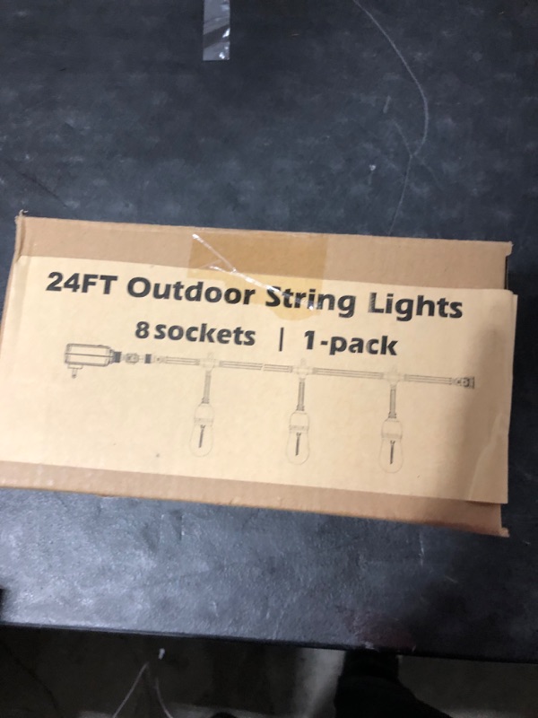 Photo 1 of 24FT OUTDOOR STRING LIGHTS