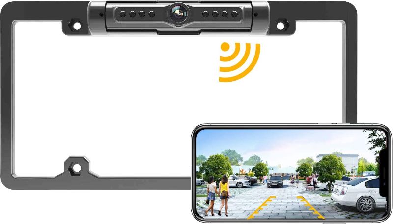 Photo 1 of Brand: LASTBUS License Plate Wireless Backup Camera, WiFi Rear View LASTBUS ByAPP