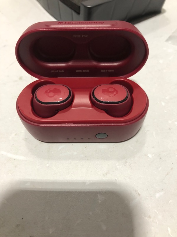 Photo 2 of Skullcandy Sesh Evo True Wireless In-Ear Headphones (Deep Red)