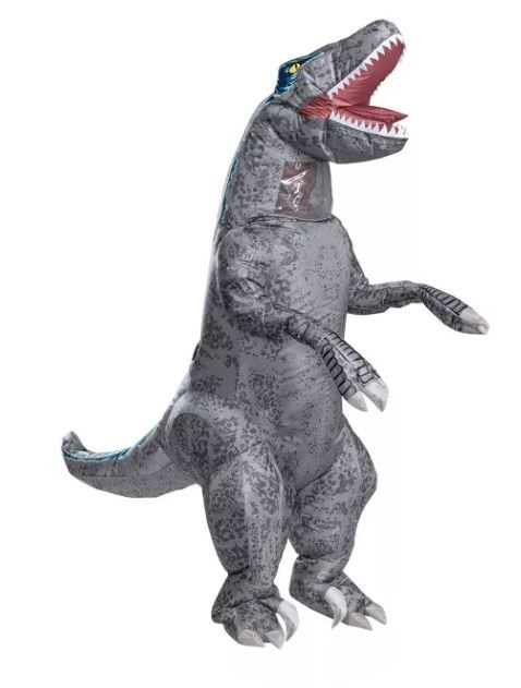 Photo 1 of Adult Jurassic World Blue Inflatable Halloween Costume One Size

