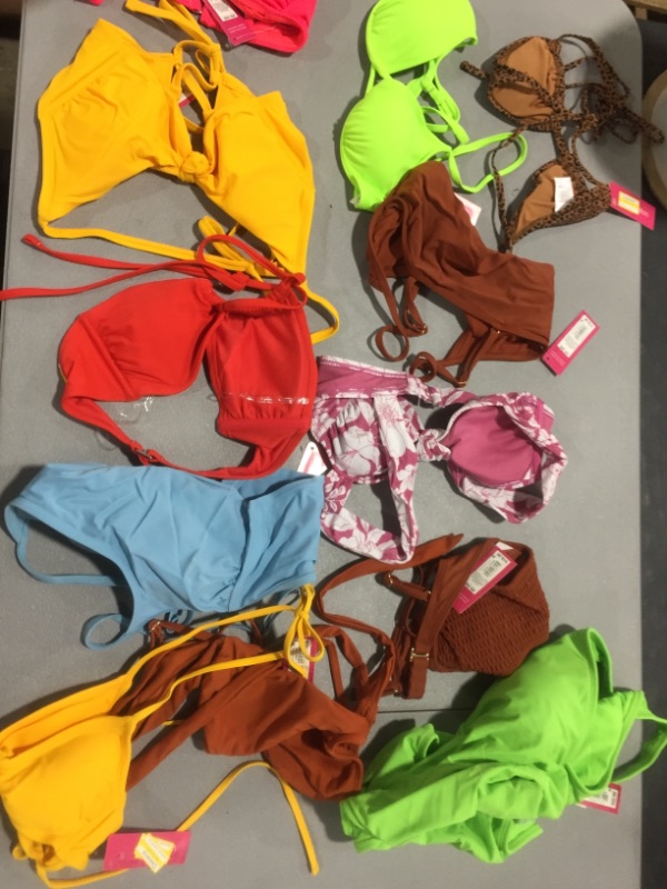 Photo 1 of bundle of TOP PIECE OF SWIMSUITS - kids VARIOUS SIZES AND STYLES 