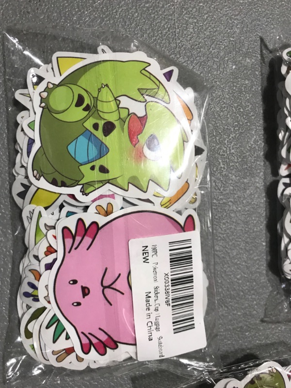 Photo 2 of 100pc Pokémon stickers pack of 3  