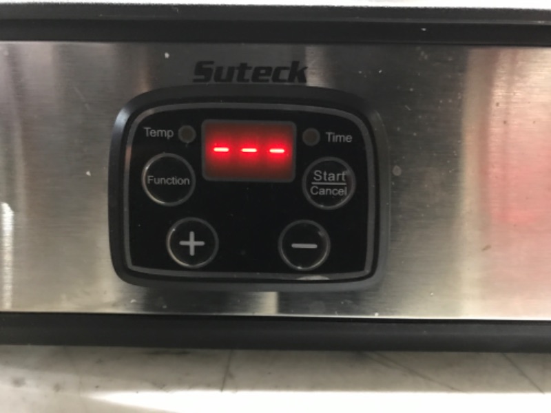 Photo 1 of Yogurt Maker Automatic Digital Yoghurt Maker Machine with 8 Glass Jars 48 Ozs (6Oz Each Jar) LCD Display with Constant Temperature Control Stainless Steel Design for Home Use