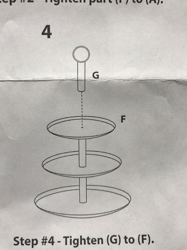 Photo 1 of 3 tier serving tray