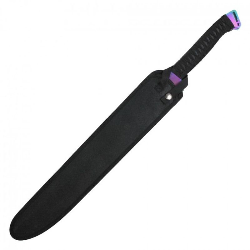 Photo 2 of 27" Full Tang Blade Rainbow Ninja Sword Machete
