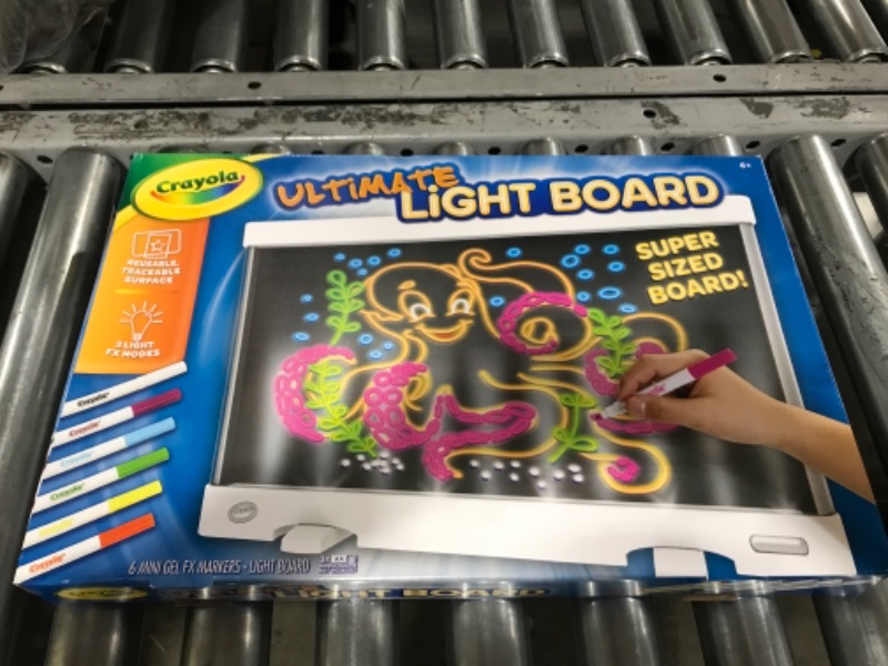 Photo 2 of Crayola Ultimate Light Board for Drawing & Coloring, Kids Light Up Toys and Gifts, Ages 6, 7, 8, 9 White White Dry Erase Board