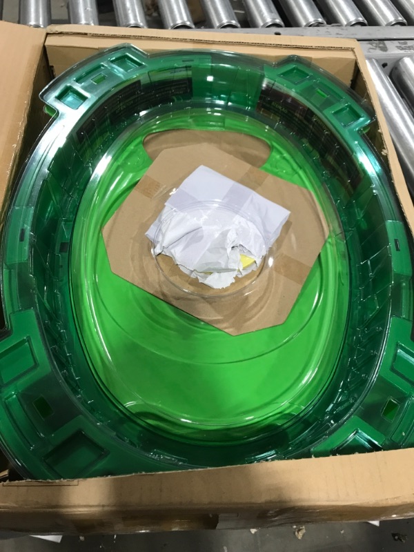 Photo 2 of BEYBLADE Burst QuadDrive Interstellar Drop Battle Set, Set Stadium, 2 Battling Tops and 2 Launchers, Toys for 8 Year Old Boys & Girls & Up