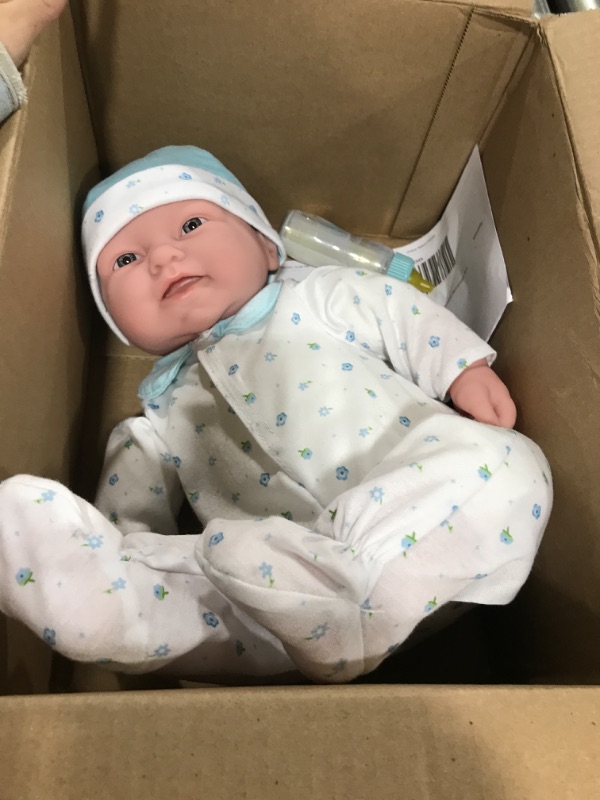 Photo 1 of Caucasian 20-inch Large Soft Body Baby Doll | JC Toys - La Baby | Washable |Removable Blue Outfit w/ Hat and Pacifier| For Children 2 Years +