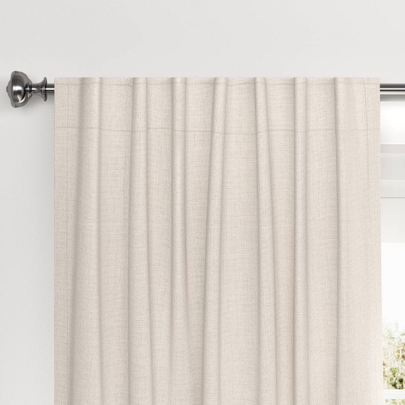 Photo 1 of 1pc 50"x84" Blackout Velvet Window Curtain Panel - Threshold™
