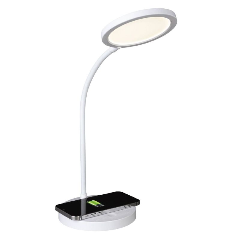 Photo 1 of LED Ryan Wireless Charging Desk Lamp - OttLite
