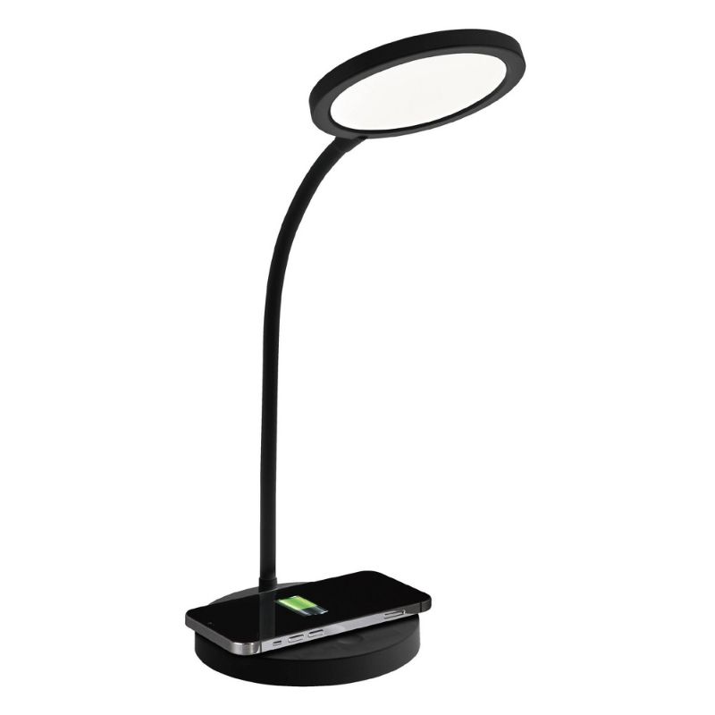 Photo 1 of LED Riley Wireless Charging Desk Lamp - OttLite
