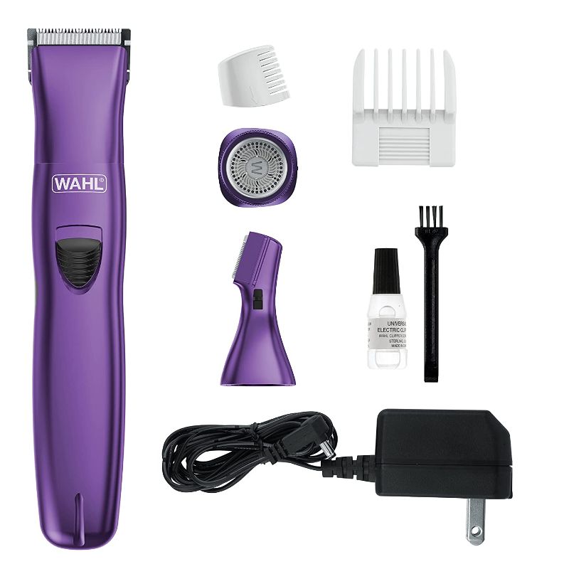 Photo 1 of Wahl Pure Confidence Rechargeable Electric Trimer, Shaver, & Detailer for Smooth Shaving & Trimming of The Face, Under Arm, Eyebrows, & Bikini Areas – Model 9865-100
