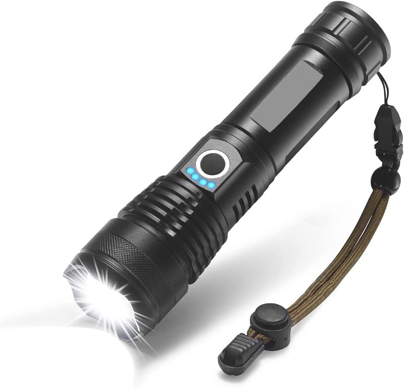 Photo 1 of led Flashlight 90000 lumens Most Powerful USB Torch xhp50 Hunting (P50 Flashlight)
