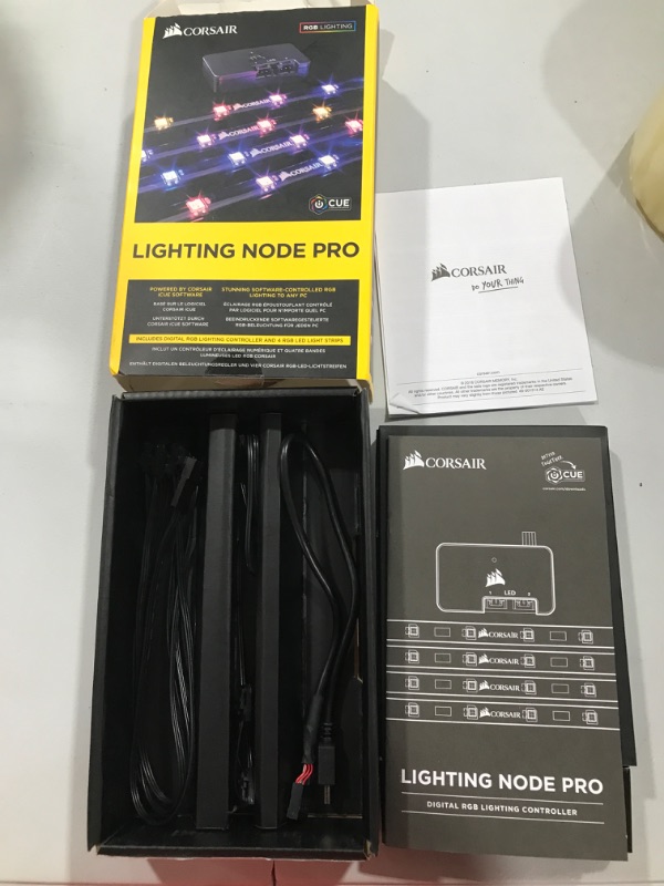 Photo 2 of Corsair iCUE Lighting Node PRO RGB Lighting Controller, Multicolored
