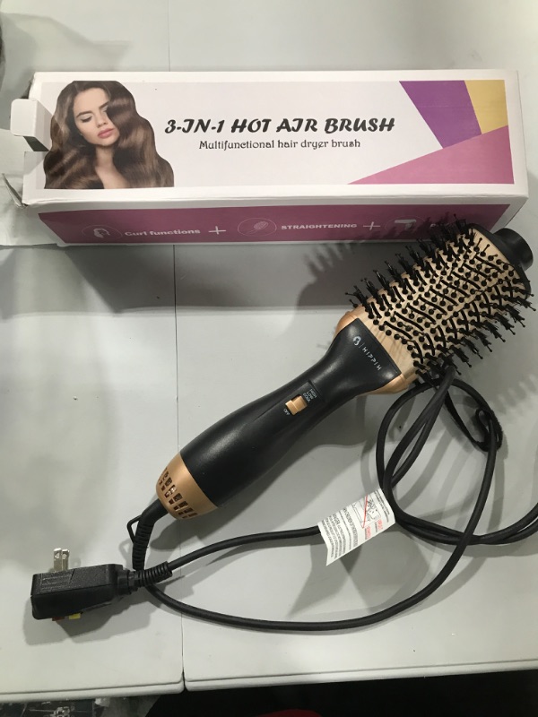 Photo 1 of 3 in 1 Hot Air Brush Hair Dryer