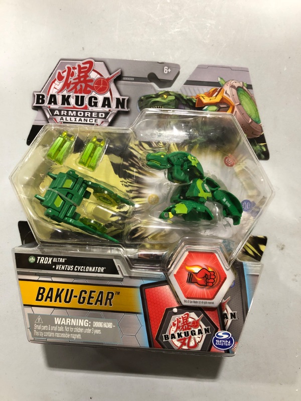 Photo 2 of Bakugan Ultra, Trox with Transforming Baku-Gear, Armored Alliance 3-inch Tall Collectible Action Figure