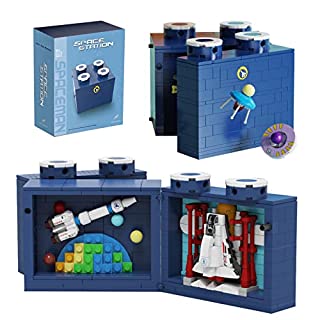 Photo 1 of City Space Station STEM Building Kit?Compatible with Lego Space Shuttle Astronaut Satellite Adventure Fun Creative Ideas Toys Sets for Boys 8-14(565 Pieces) 