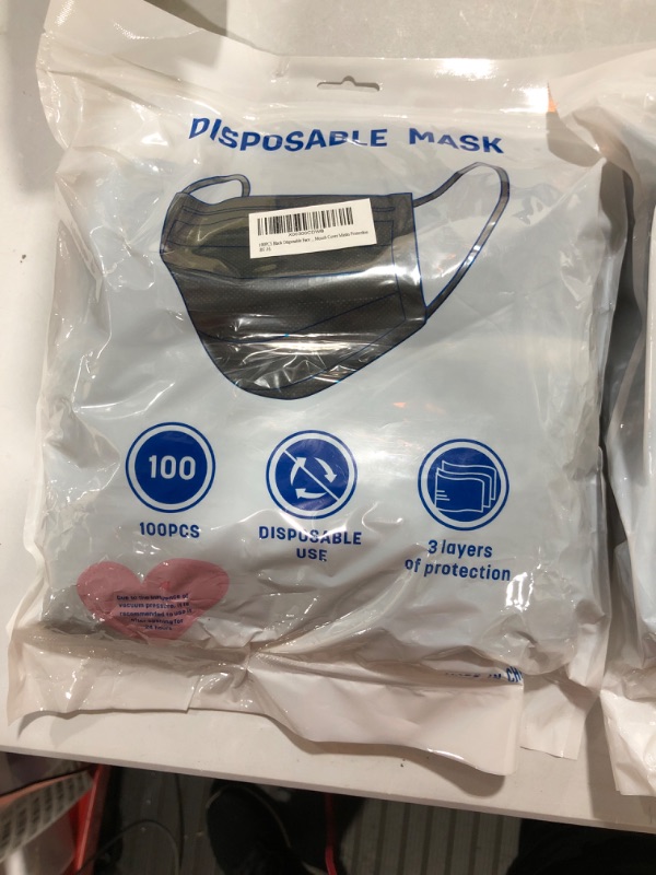 Photo 2 of 100 PCS DISPOSIBLE MASKS 