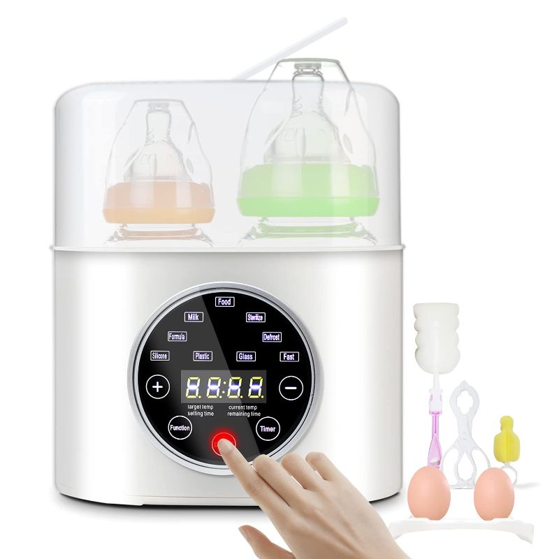 Photo 1 of Bottle Warmer, CREPOW Fast Baby Bottle Warmer and Bottle 6-in-1 Fast Food Heater Defrost Warmer for Baby Milk Breastmilk Formula with LED Display Thermostat Timer Function
