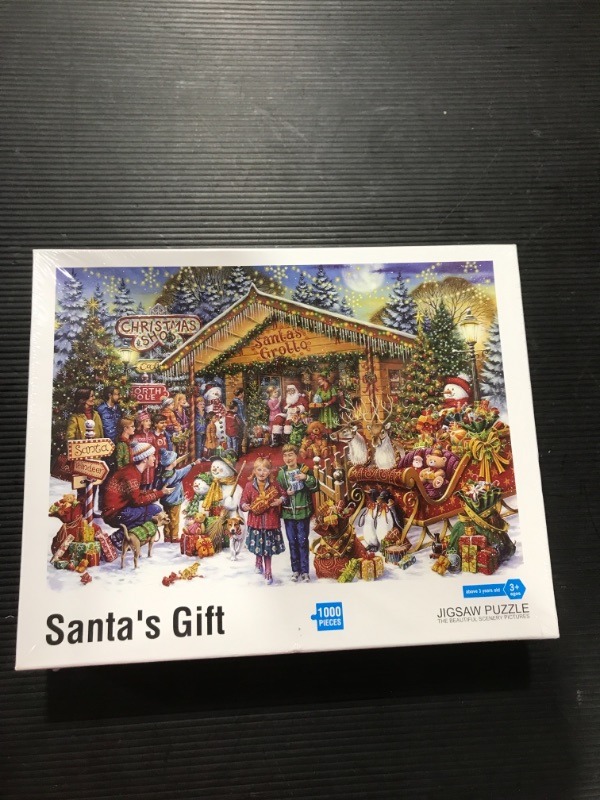 Photo 2 of Christmas Puzzles 1000 Piece Jigsaw Puzzle for Adults - Santa's Gift Christmas Jigsaw Puzzles, Best Jigsaw Puzzles Game for Adults Teens
FACTORY SEAL 