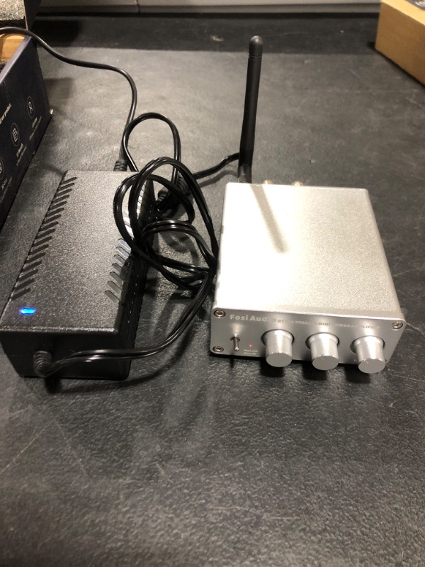 Photo 1 of Fosi Audio BT20A-S Bluetooth 5.0 Amplifier Stereo Audio Amp Receiver 2 Channel Mini Hi-Fi Class D Integrated Amp for Home Passive Speakers
