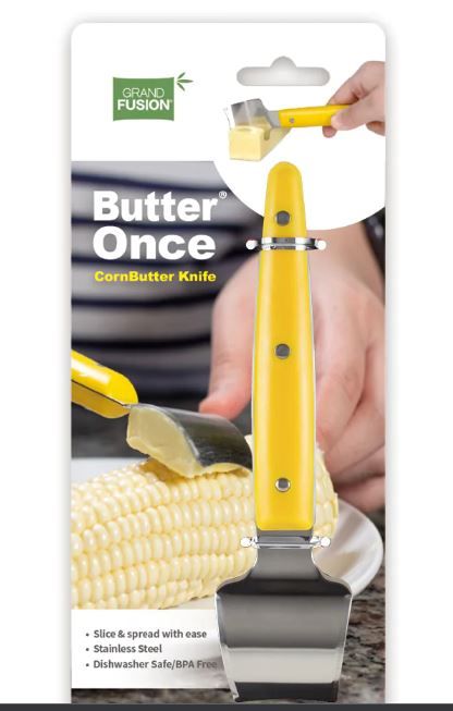 Photo 2 of 
Butter Once Corn Butter Knife - From Grand Fusion
 