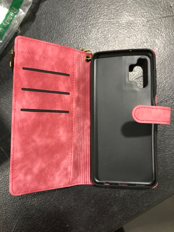 Photo 3 of Galaxy Z Fold 4 Case, Z Fold 4 Wallet Case with S Pen Holder, Card Holder, Kickstand